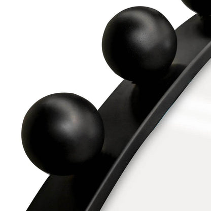 Berkley | Bold Round Wall Mirror Black - Mirra Interiors