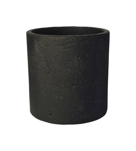 Lund | Concrete Pot Black (Large) - Mirra Interiors