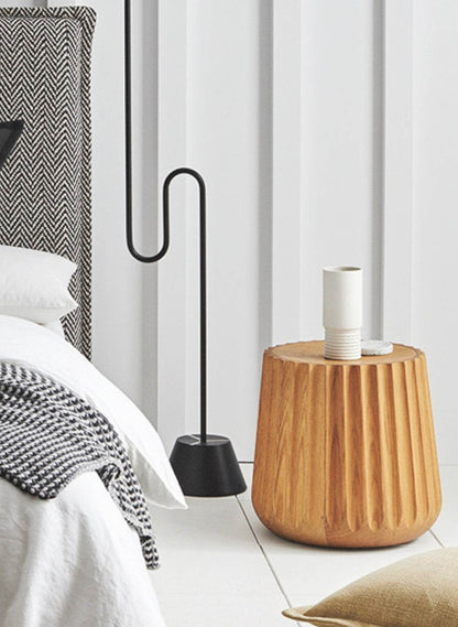 Carv | Ribbed Tall Vase White (Small) - Mirra Interiors