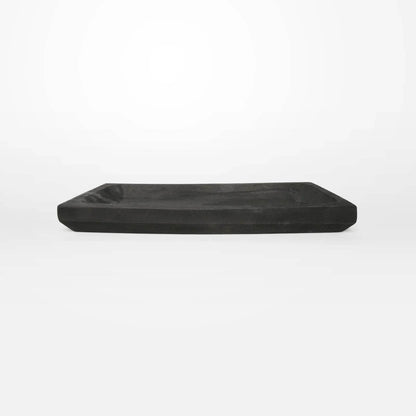 Simple | Decorative Timber Serving Tray Black - Mirra Interiors