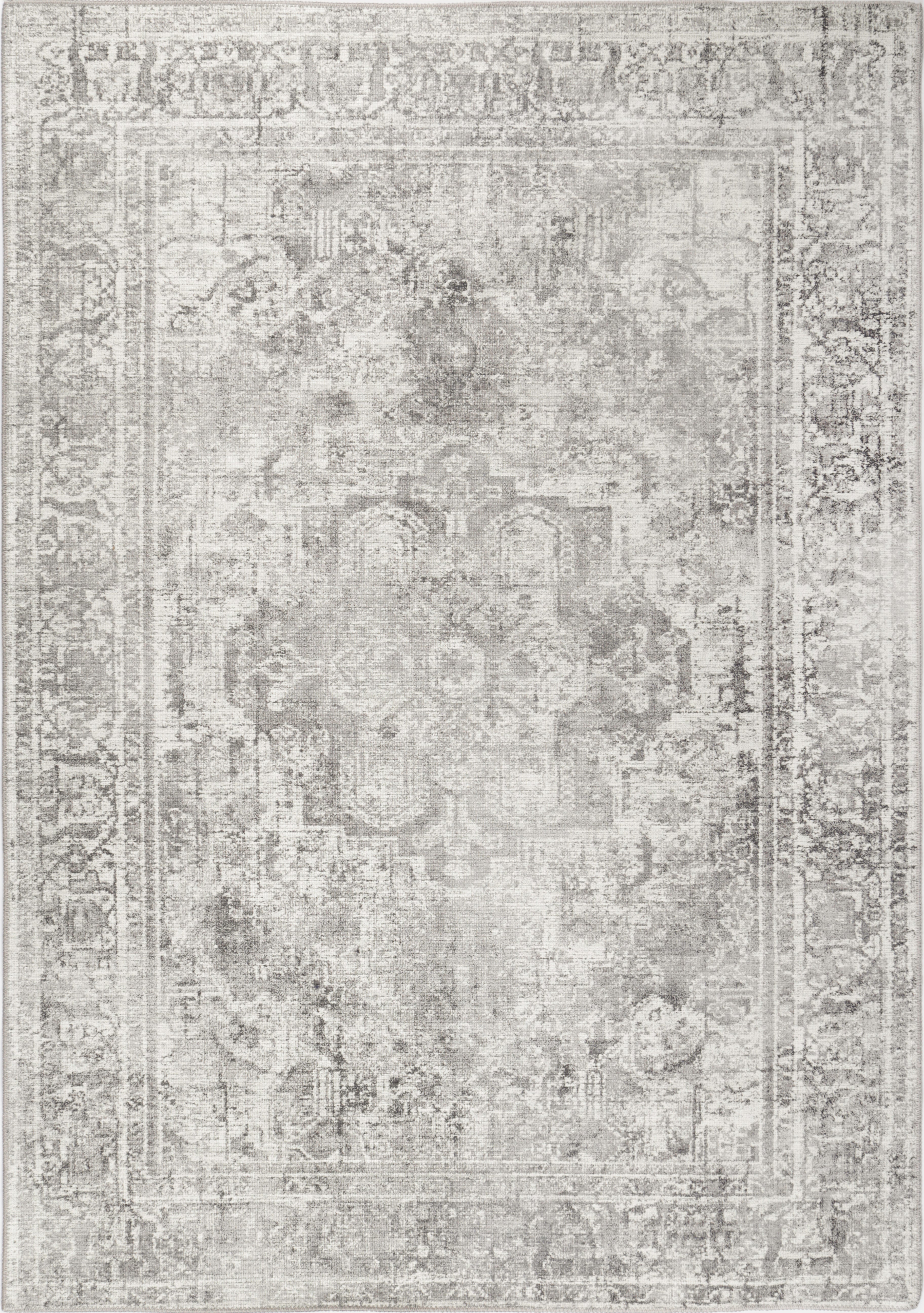 Distressed Vintage Chilaz Grey Rug - VITAL 2085-04 – Mirra Interiors
