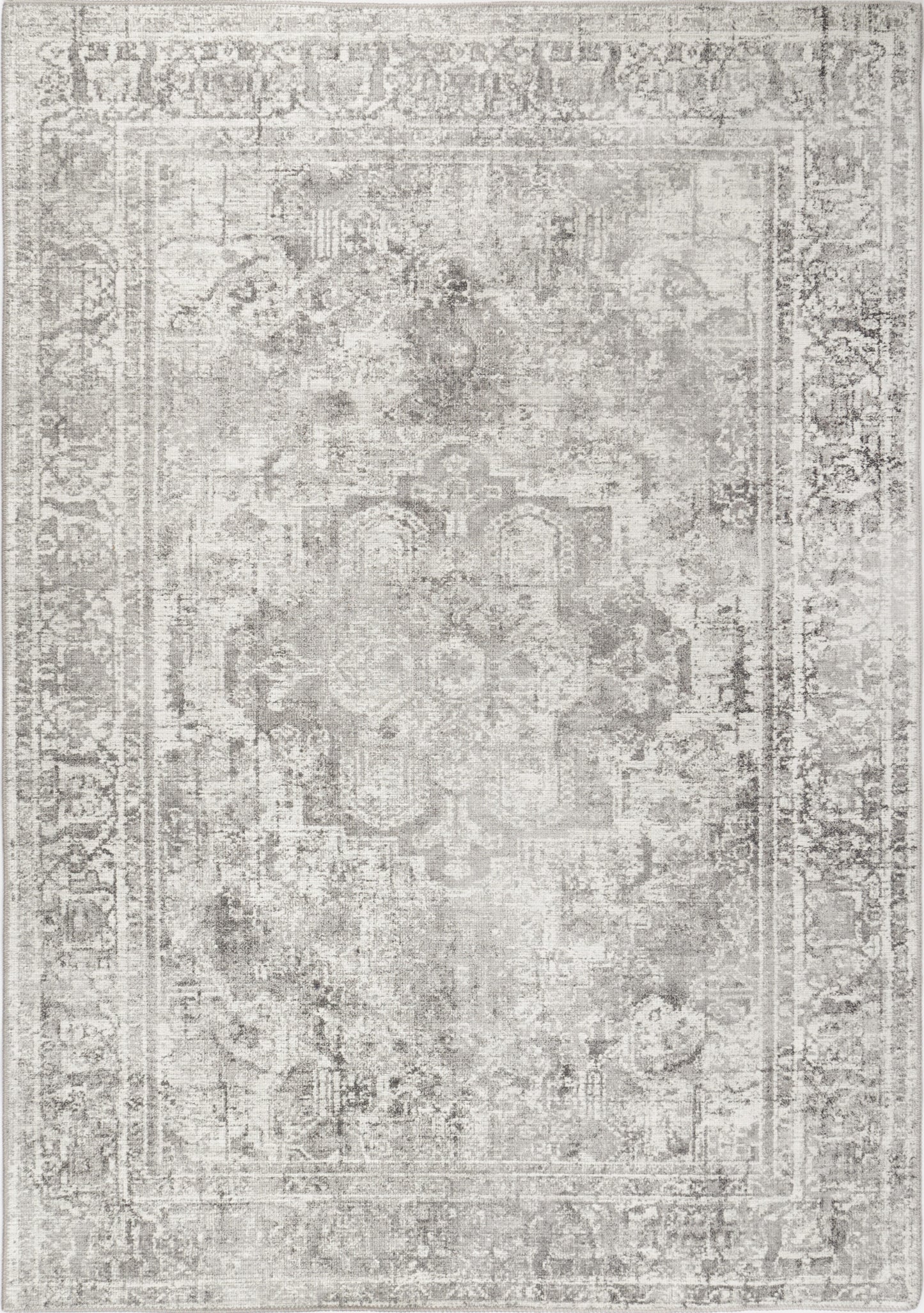 Distressed Vintage Chilaz Grey Rug - VITAL 2085-04