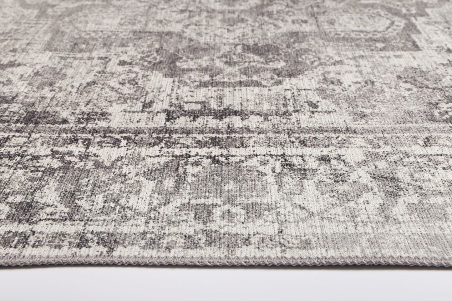 Distressed Vintage Chilaz Grey Rug - VITAL 2085-04