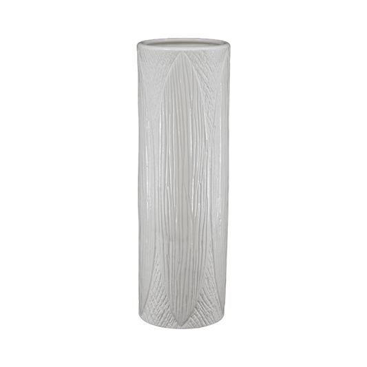 Kapok | Ceramic Vase White (Tall) - Mirra Interiors