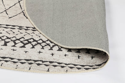Alma Scandi Silver Round Rug - VITAL 2859-00