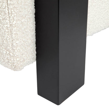 Lennox | Boucle Occasional Chair Ivory - Mirra Interiors