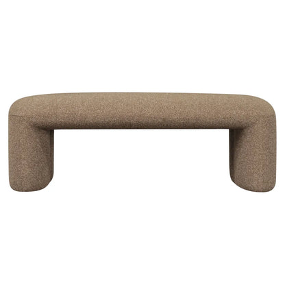 Levene | Boucle Bench Ottoman - Mocha