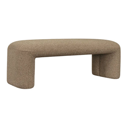 Levene | Boucle Bench Ottoman - Mocha