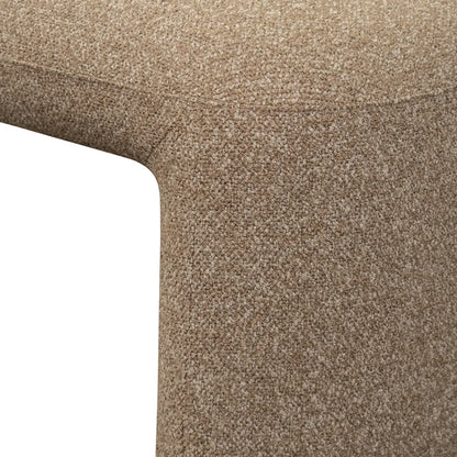Levene | Boucle Bench Ottoman - Mocha