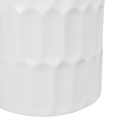 Marlow | Concrete Side Table & Stool - White