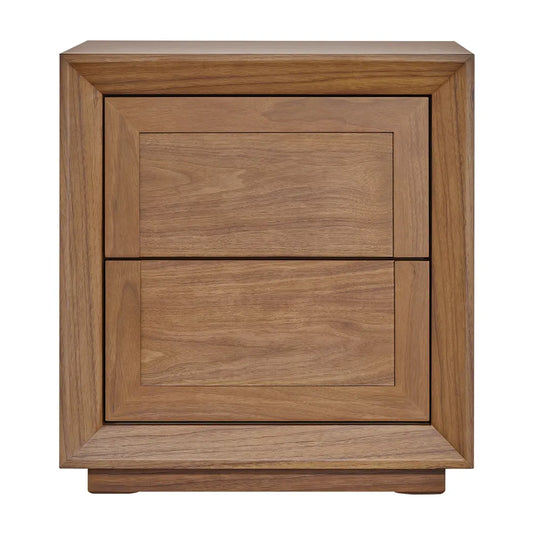 Baltimore | 2 Drawer Bedside Table - Walnut