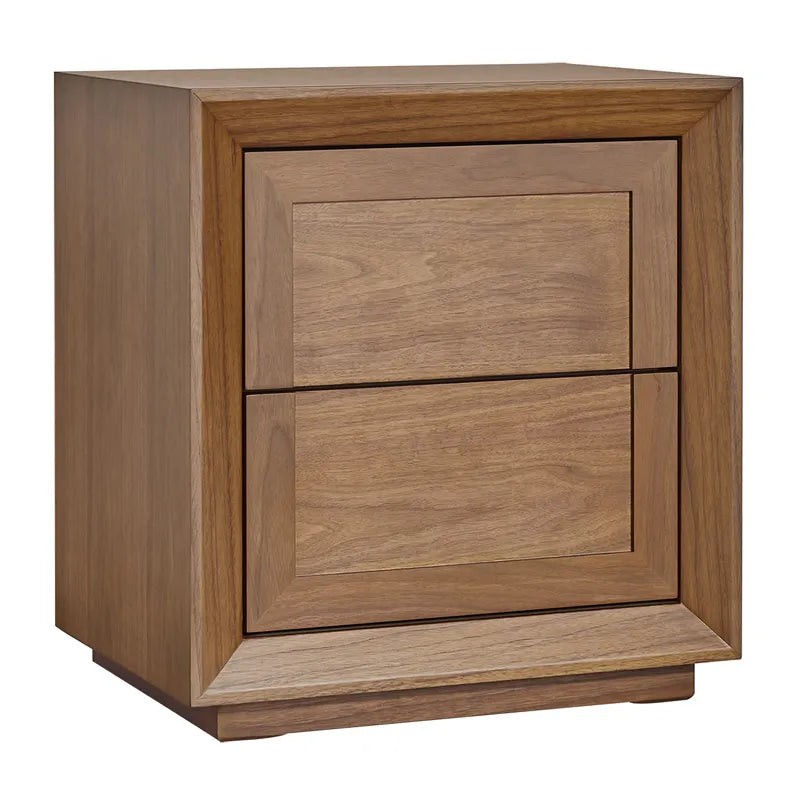 Baltimore | 2 Drawer Bedside Table - Walnut