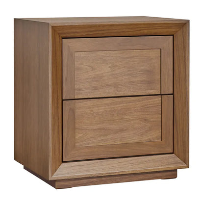 Baltimore | 2 Drawer Bedside Table - Walnut