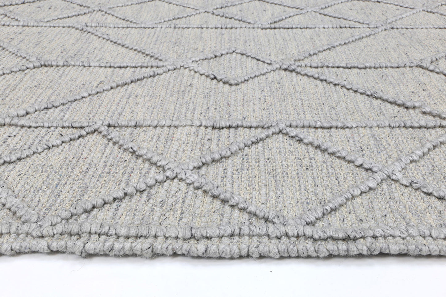 Himalaya | Interweave Tribal Wool Rug - Grey