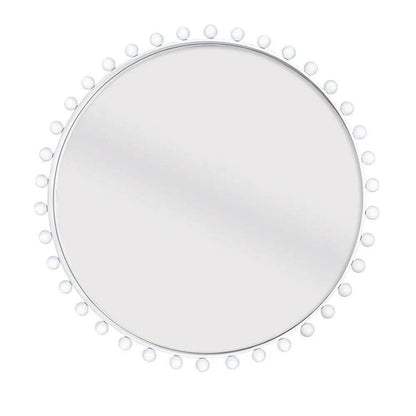 Berkley | Bold Round Wall Mirror - White - Mirra Interiors