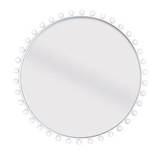 Berkley | Bold Round Wall Mirror - White - Mirra Interiors