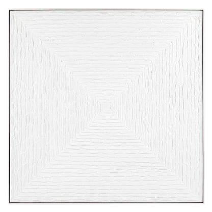 Silent Reverence | Oil On Canvas Painting in White Frame (Large) - Mirra Interiors