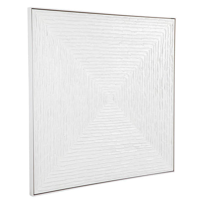 Silent Reverence | Oil On Canvas Painting in White Frame (Large) - Mirra Interiors