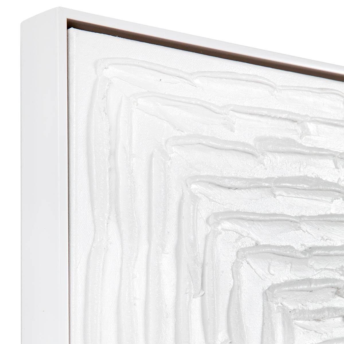 Silent Reverence | Oil On Canvas Painting in White Frame (Large) - Mirra Interiors