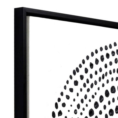 Mandala Dot | Enhanced Canvas Print Black Frame (Medium) - Mirra Interiors