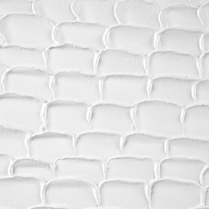 Blanco Waves | Enhanced Canvas Print White Frame - Mirra Interiors