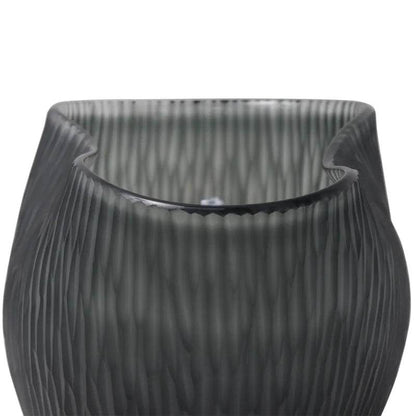 Else | Glass Vase - Charcoal (Medium) - Mirra Interiors