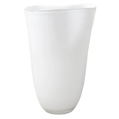 Else | Glass Vase - White (Large) - Mirra Interiors