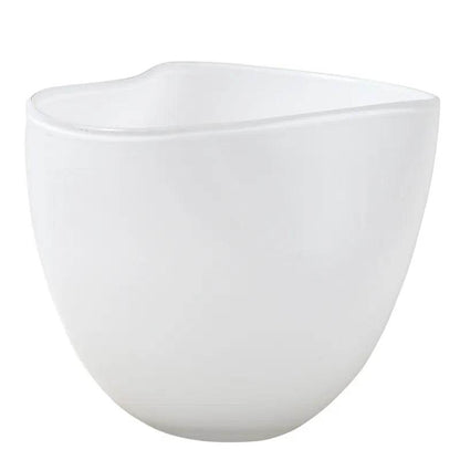 Else | Glass Vase - White (Medium) - Mirra Interiors