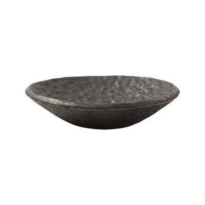 Marilla | Stone-Look Porcelain Bowl - Pewter