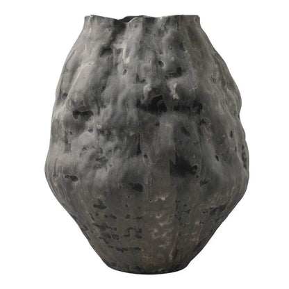 Lunette | Porcelain Vase - Charcoal - Mirra Interiors
