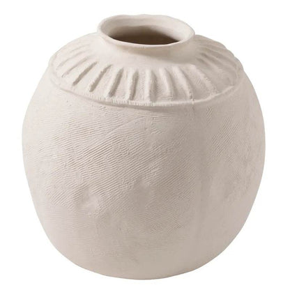Lina | Porcelain Vase - Ivory White (Large) - Mirra Interiors