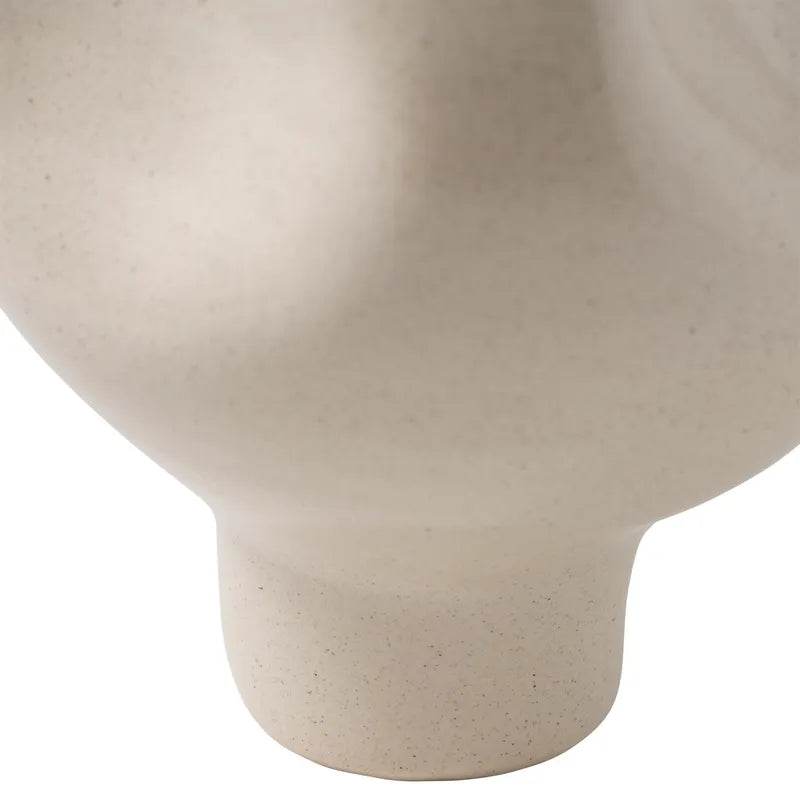 Jessa | Porcelain Vase - Off-White (Medium) - Mirra Interiors