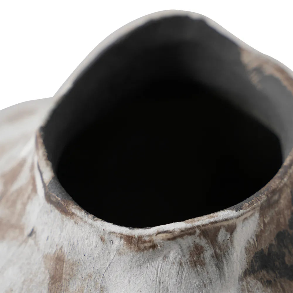 Paloma | Porcelain Vase - Grey (Medium)