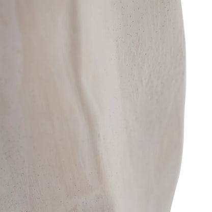 Zinnia | Porcelain Crinkle Vase - White (Medium)