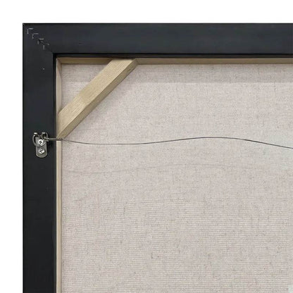 Desert Haze | Abstract Canvas Painting in Black Frame - Mirra Interiors