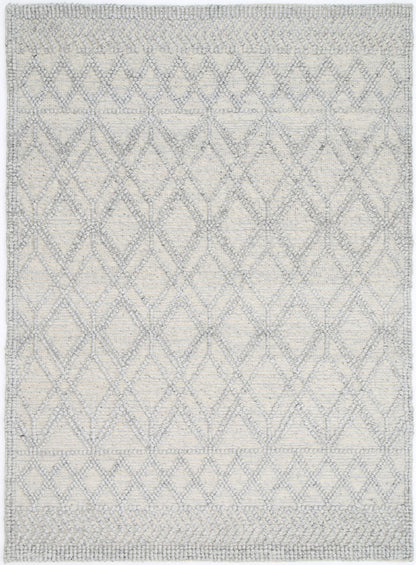 Himalaya | Cobblestone Tribal Wool Rug - Grey