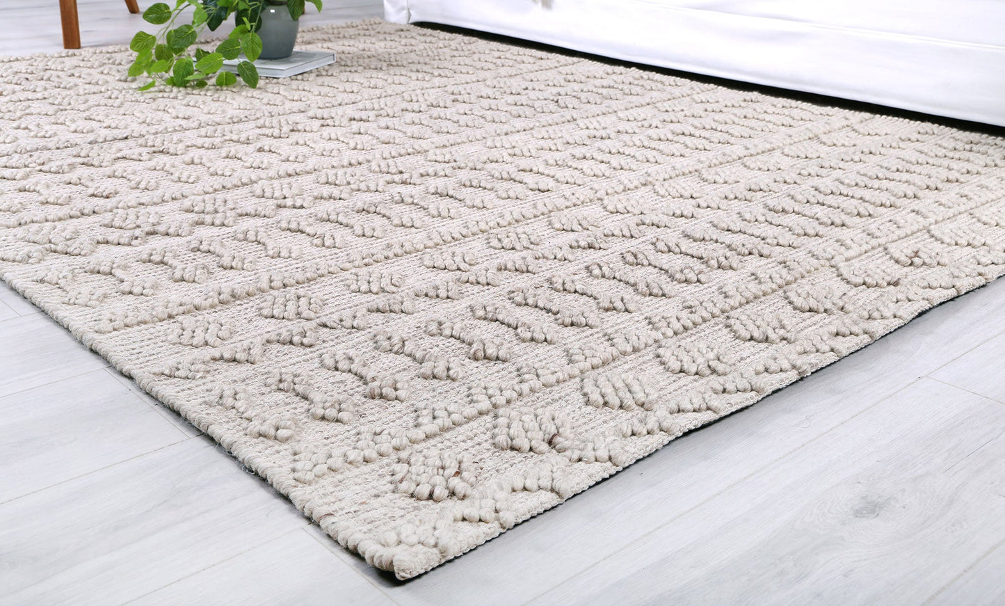 Himalaya | Fine Tribal Wool Rug - Natural