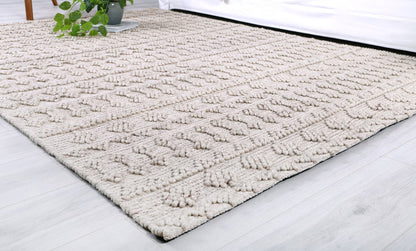 Himalaya | Fine Tribal Wool Rug - Natural
