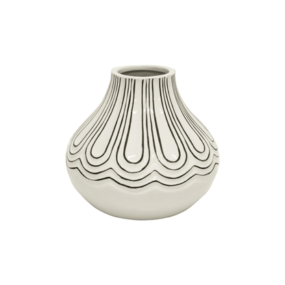 Tove | Ceramic Vase White - Mirra Interiors