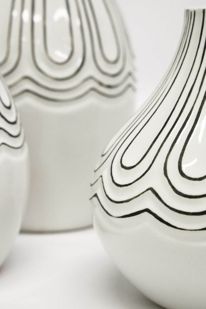 Tove | Ceramic Vase White - Mirra Interiors
