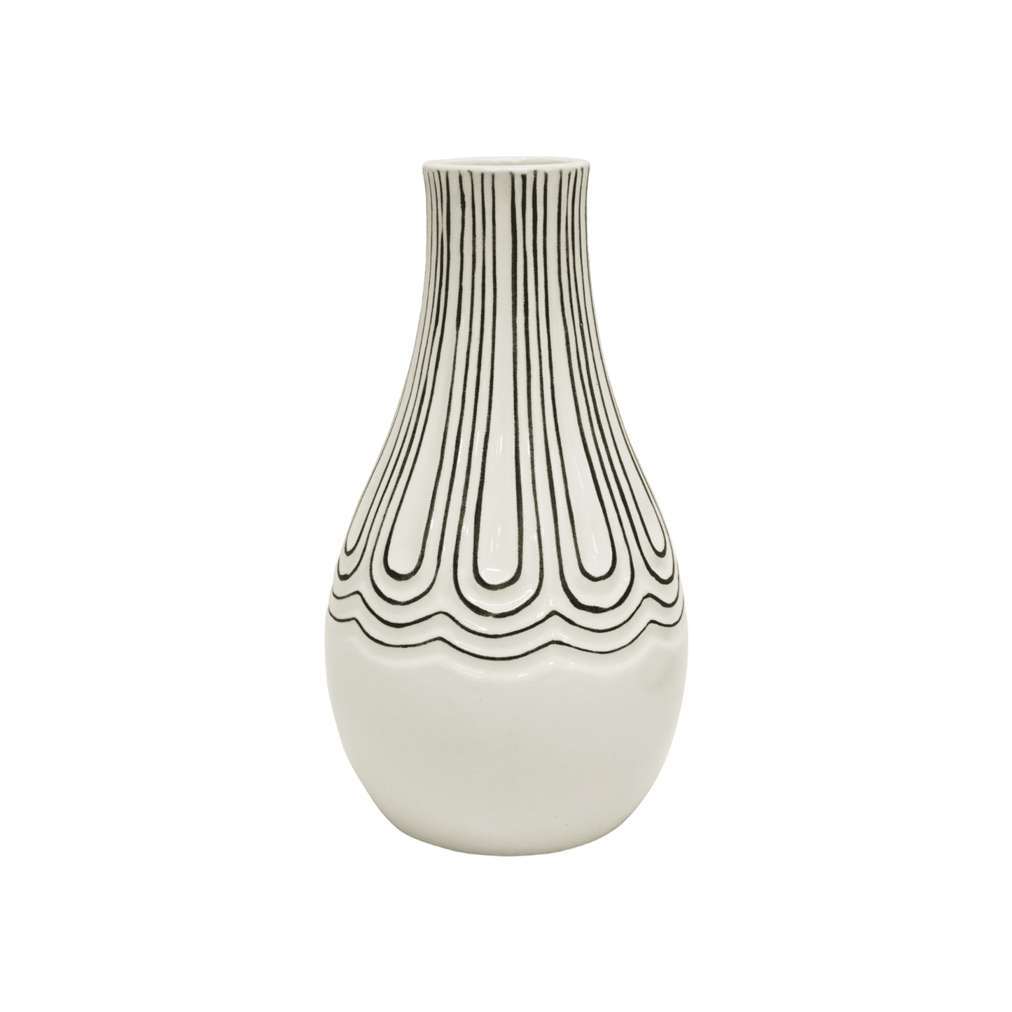 Tove | Ceramic Vase White - Mirra Interiors
