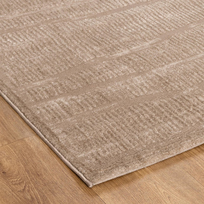 Sierra Abstract Beige Lines Rug