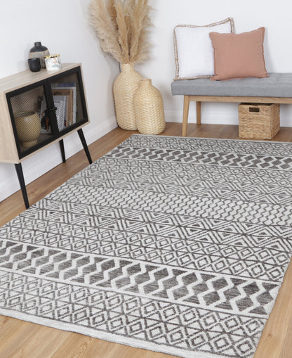 Amritsar | Ramdass Plush Rug - Grey