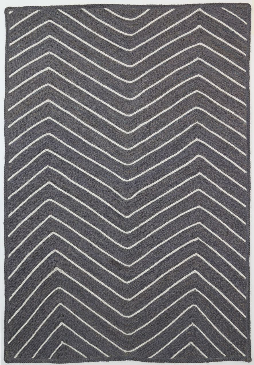 Artisan | Chevron Flatweave Rug - Grey