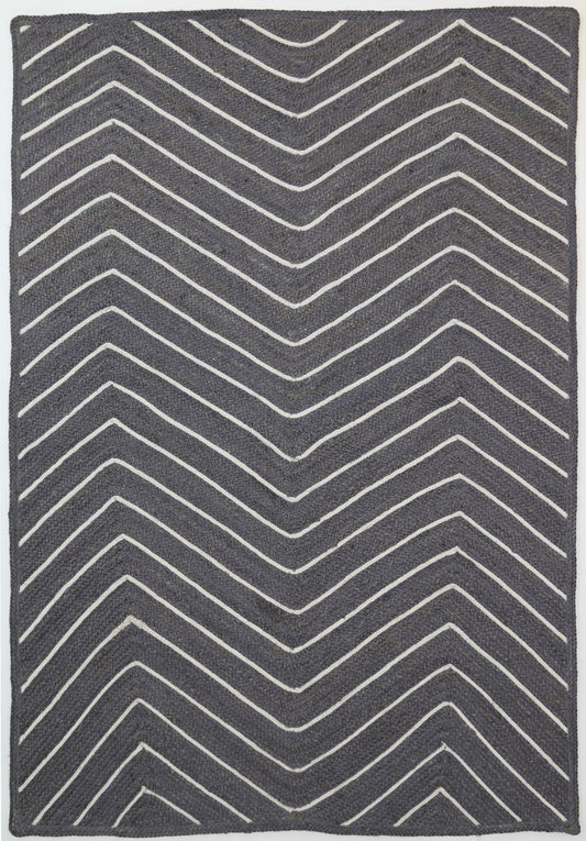 Artisan | Chevron Flatweave Rug - Grey