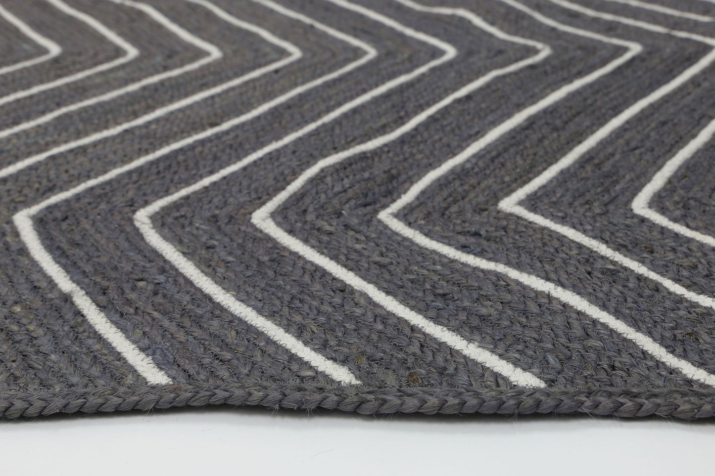 Artisan | Chevron Flatweave Rug - Grey