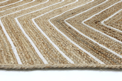 Artisan | Chevron Flatweave Rug - Beige