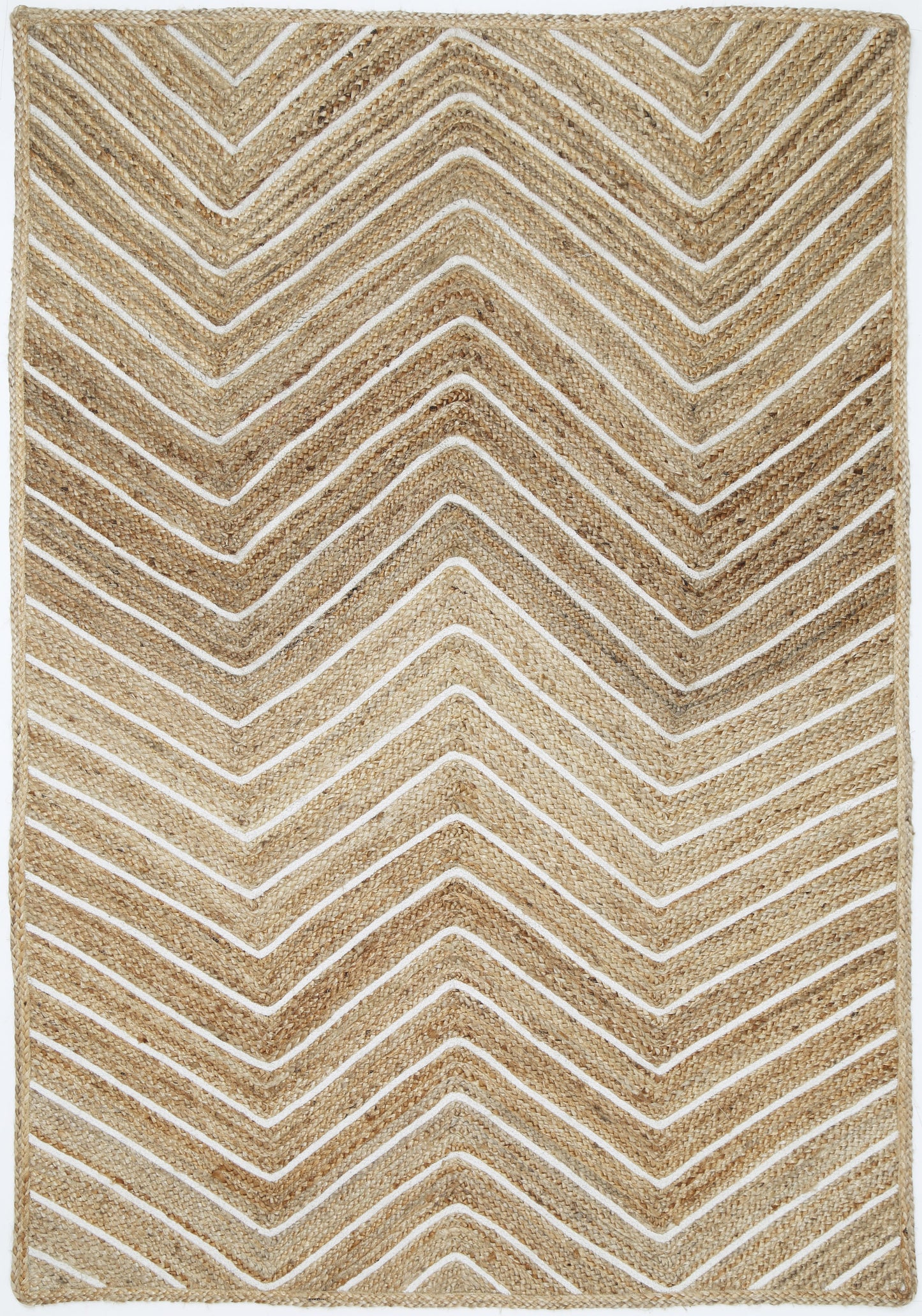 Artisan | Chevron Flatweave Rug - Beige