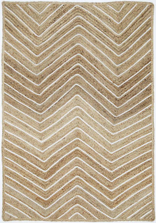 Artisan | Chevron Flatweave Rug - Beige