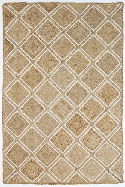 Artisan | Parquetry Flatweave Rug - Beige